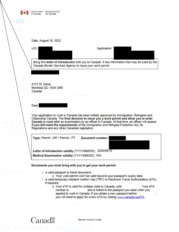 Approval Letter WP 2023