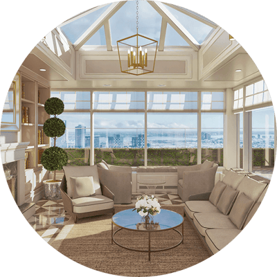 Le Sherbrooke Living Room Circle